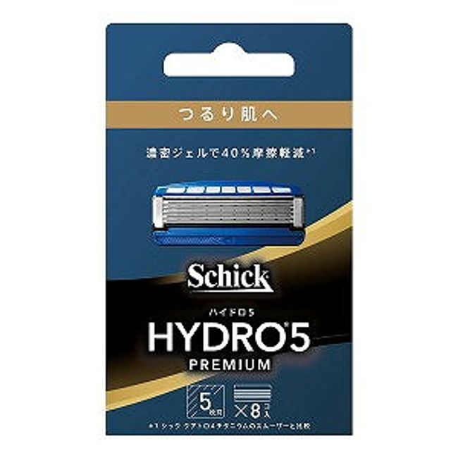 Chic Hydro 5 Premium For Smooth Skin Replacement Blades 8 Pieces &quot;Free Delivery (B)&quot;