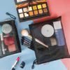 besharppin Mesh Makeup Pouch, Pack of 6, Makeup Pouch, Cosmetic Storage, Small Items, Business Trips and Travel (Black)