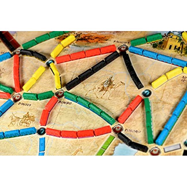  Ticket to Ride Board Game, Family Board Game, Board Game for  Adults and Family, Train Game, Ages 8+, For 2 to 5 players