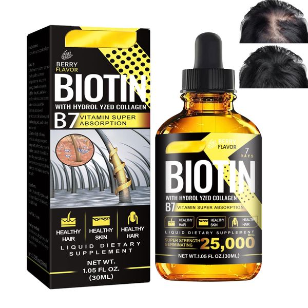 Nourishing Hair Strengthening Oil,Hair Repair Oil,Hair Strengthening Oil,Hair Essential Oil,Hair Growth Oil,Nourishing Hydrating Hair Growth,Vitamin B7 Hair Growth Oil for Men Hairless 30ML