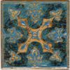 Design Tile 5.9 inches (150 mm) Square Retro N-704