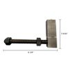 7/8" X 7" Heavy Duty Gate Adjustable Square Hinge Bare 180° Swing