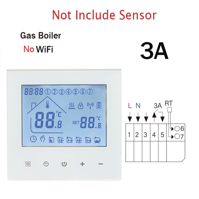 WIFI Smart Temperature Controller Thermostat TRV Digital Remote