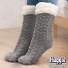 Ontel Huggle Slipper Socks, Grey, One Size