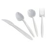 Blue Sky Plastic Soup Spoon, White, 400 count