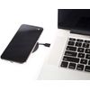 Tylt Medallion Portable Wireless Charging Pad Compact Wireless Charger Black
