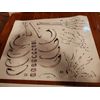Set of Halloween Skeleton Window Stickers - 4 Sheets In Pack