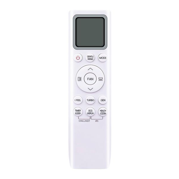 Replaced Remote Control fit for TCL Air Conditioner Fahrenheit Celsius Convert