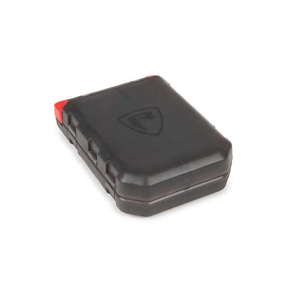 Fox Rage Accessory Box Small | Perfect for Safely Storing Terminal Tackle | Positive Close | Clam Shell Design | Grey Finish | Code NBX035