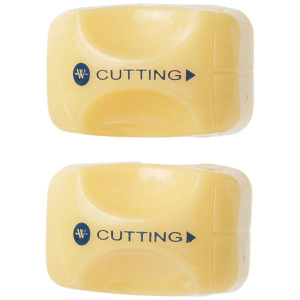 Westcott Paper Trimmer Titanium Bonded Replacement Cutting Blades for use with Trimmers 13782 and 13779, Pack of 2 (13780),Yellow