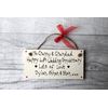 MadeAt94 40th Ruby Wedding Anniversary Gift Plaque Sign Granny Grandad