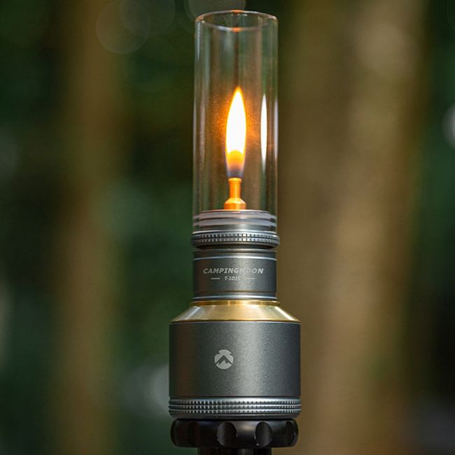 Portable Gas Light Camping Candle Lantern Tent Lantern for Hiking  Backpacking Picnic Fishing