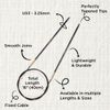 KnitPro J’Adore Cubics Fixed Circular Needles 16" (40cm) | 3.25mm