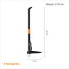 Fiskars 4-Claw Stand Up Weed Puller Tool, Gardening Hand Weeding Tool with 39" Long Ergonomic Handle with Easy-Eject Mechanism