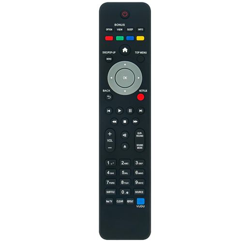 NC201 Replacement Remote Control Commander Compatible with Philips Home Theater System HTS3306/F7 HTS3106/F7 HTS3306/F8 HTS3106 HTS3106/F7C HTS3306