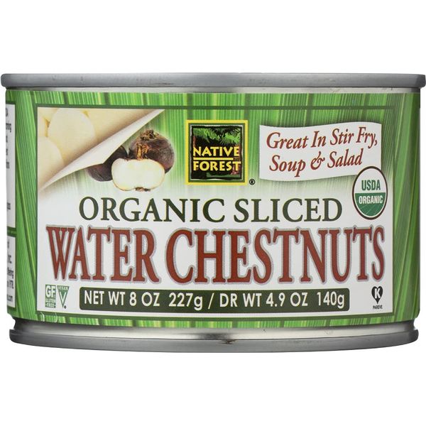 Native Forest Water chestnut Sliced , 8 oz