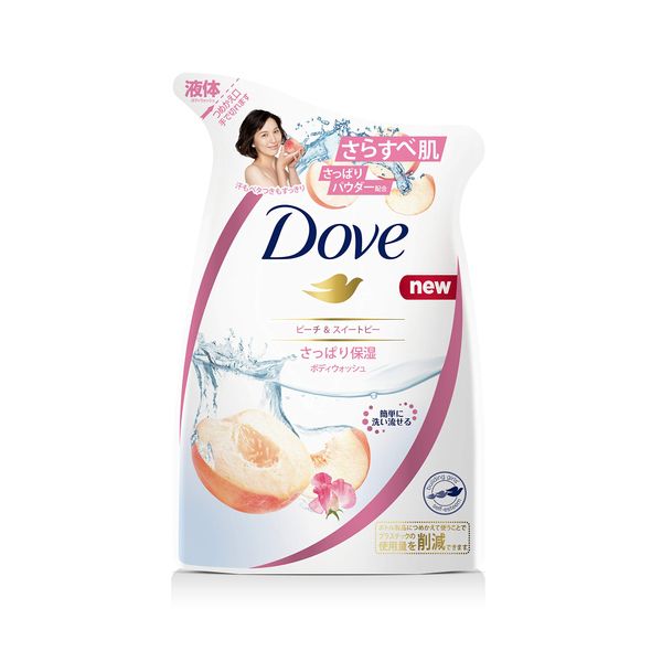 Dove Dove Body Wash Peach & Sweet Pea Refill, 12.2 oz (360 g)