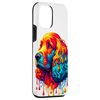 Dripping Paint Art Irish Water Spaniel Case for iPhone 12 mini