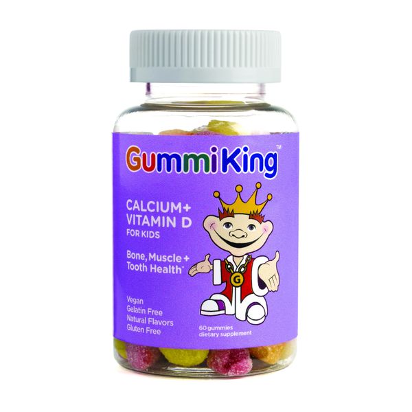 Gummy King Vegan Children&#39;s Calcium Vitamin D Gummies