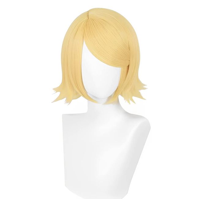 osseoca Kagamine Rin Cos Wig Gold Hair 32cm 12inch (Kagamine Rin)