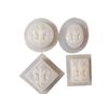 Fleur De Lis Plastic Craft Mold Set use with Soap for Making Your own Decorative Bars 4664
