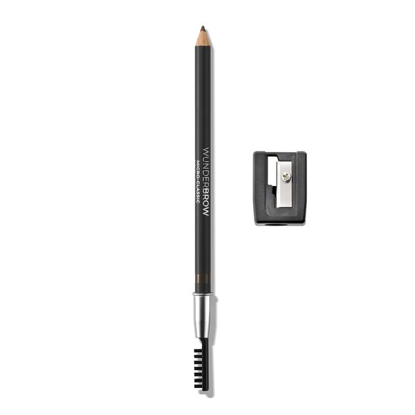 Wunderbrow Micro-Classic Brow Pencil, 2.5mm tip for precision filling, Sharpener Included, Vegan and Cruelty Free (Brunette)