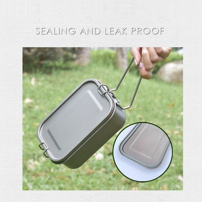 Hot-Sale Picnic Equipment Portable Camping Kettle Pure Titanium