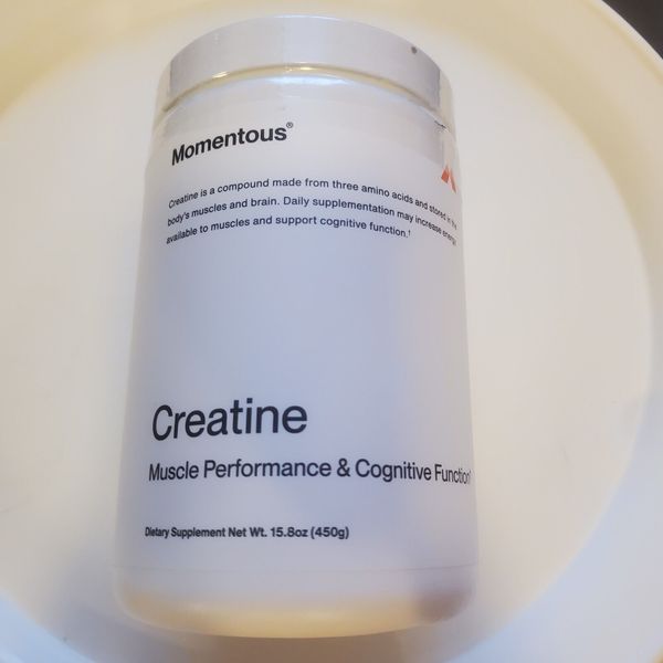 Momentous Creatine Monohydrate Powder - Creapure Creatine Powder Supports Streng