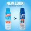 Cutter Dry Insect Repellent, Aerosol, 4-Ounce, 12-Count, Clear