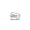 Rapid 24812601 S21 Flat Stapler Metal 30-Sheet Capacity Black