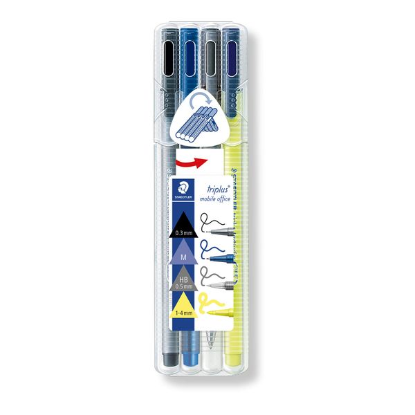 Staedtler Triplus 34 SB4 Mobile Office Writing Set