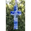 Handmade Glass Cross With Loving Sentiments Perfect Christian Gift For Grandson On Birth Baptism Confirmation Christening
