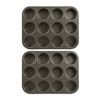 Range Kleen 12 Cup Non Stick Muffin Pan Twin Pack