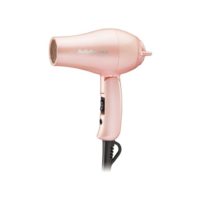 Conair BAB053TPJ Mini Hair Dryer, Compact, Lightweight, Overseas Use, Pink