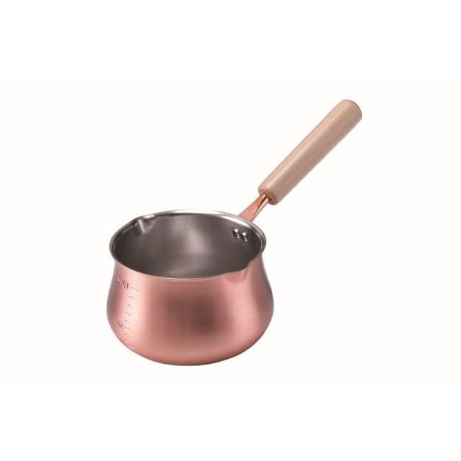 Tanabe Metal Fittings, 4390, Copper Milk Pan, 5.5 inches (14 cm), Made in Japan, Tsubame Sanjo