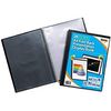 3 x A4 Pocket Fold Back Display Book - Black