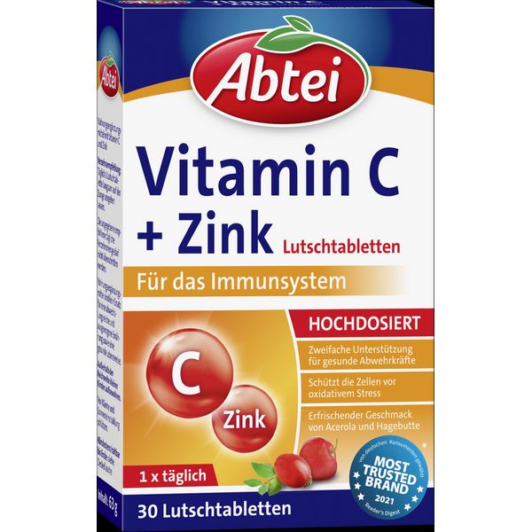 Vitamin C + Zink Lutschtabletten