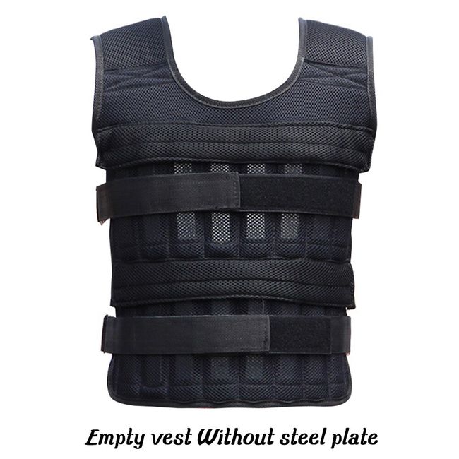 Weighted Vest Workout Equipment Adjustable Body Weight Vest Holds up to  33LB/15kg for Women & Men 