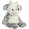 Aurora® Snuggly Sweet & Softer™ Cow Stuffed Animal - Comforting Companion - Imaginative Play - White 9 Inches