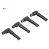 FTVOGUE 4PCS Thread Adjustable Handle Metal Machine Knobs Adjustable Fixing Handle M4/5/6/8/10/12 Female Thread (M6)