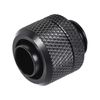 sourcing map Hose Fitting Quick Connector Set G1/4 20x22mm for Water Cooling System Black 2pcs