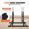 Dip Bar Dip Stand Station 800 lbs Adjustable Height for Strength Training