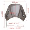 Headlight Screen Meter Visor Bikini Cowl Smoke Honda Universal