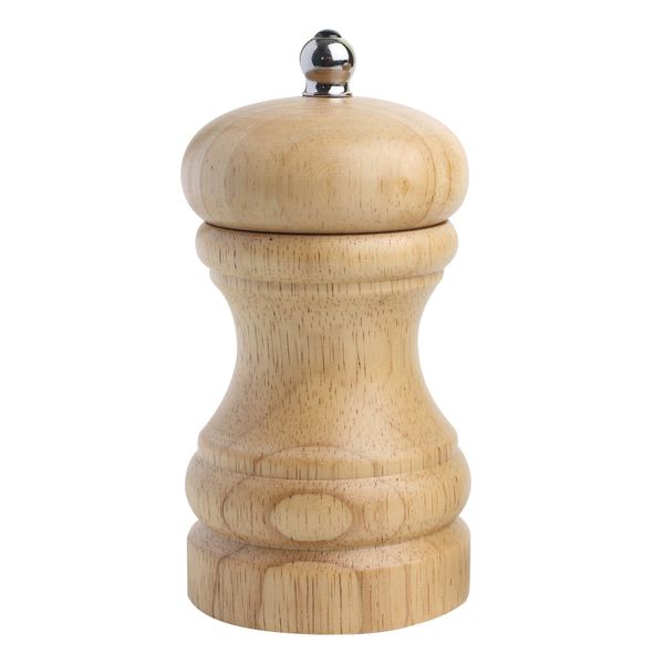 Capstan Salt Mill In Natural Hevea (11.5cm Tall)