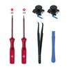 Mcbazel Switch Analog 3D Joystick Replacement & Repair Tool Kit for Switch/Switch OLED/Joy-Con/Switch Lite Controller, 2PCS Joysticks Tri-Wing & Cross Screwdriver Repair Tools