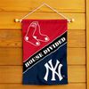 House Divided Red Sox and Yankees Double Sided Garden Flag