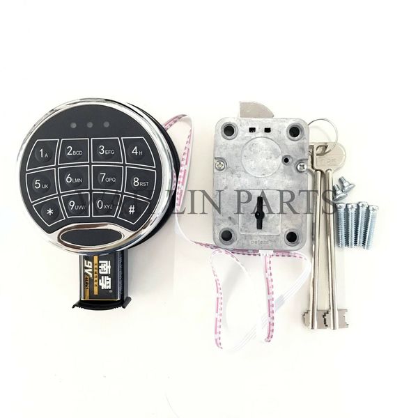 Black Keypad Gun Safe Lock Replacement With Right Hand Swingbolt Lock