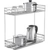 2 Tier Kitchen Cabinet Pull Out Shelf and Drawer Organizer Slide Out 