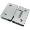 180 Degree Solid Brass Shower Door Hinge, Designed for 5/16"(8Mm) to 1/2"(12Mm) 