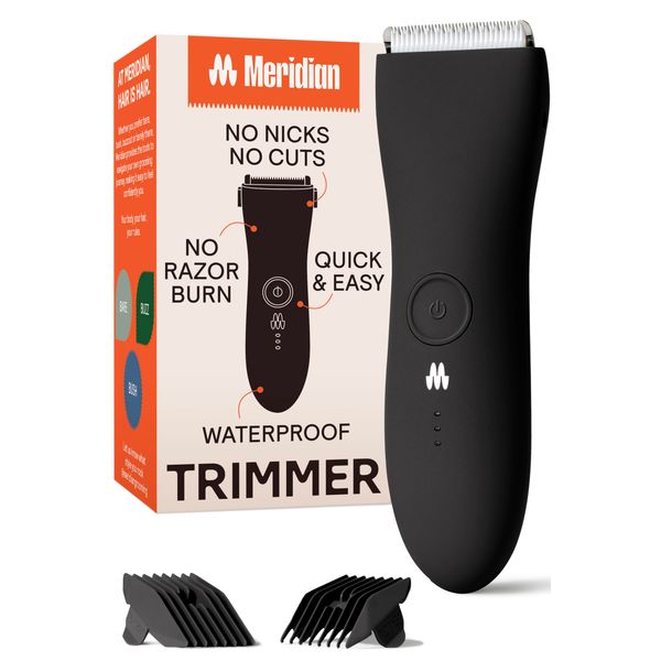 MERIDIAN Manscape Body Hair Trimmer for Men and Women, Pubic Hair Trimmer, Manscaper, Body Shaver